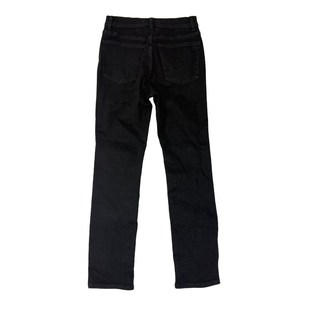 MADEWELL The Pencil Jean 26 Black Frost Slim Straight Super Stretch NWT B83 - Picture 3 of 6
